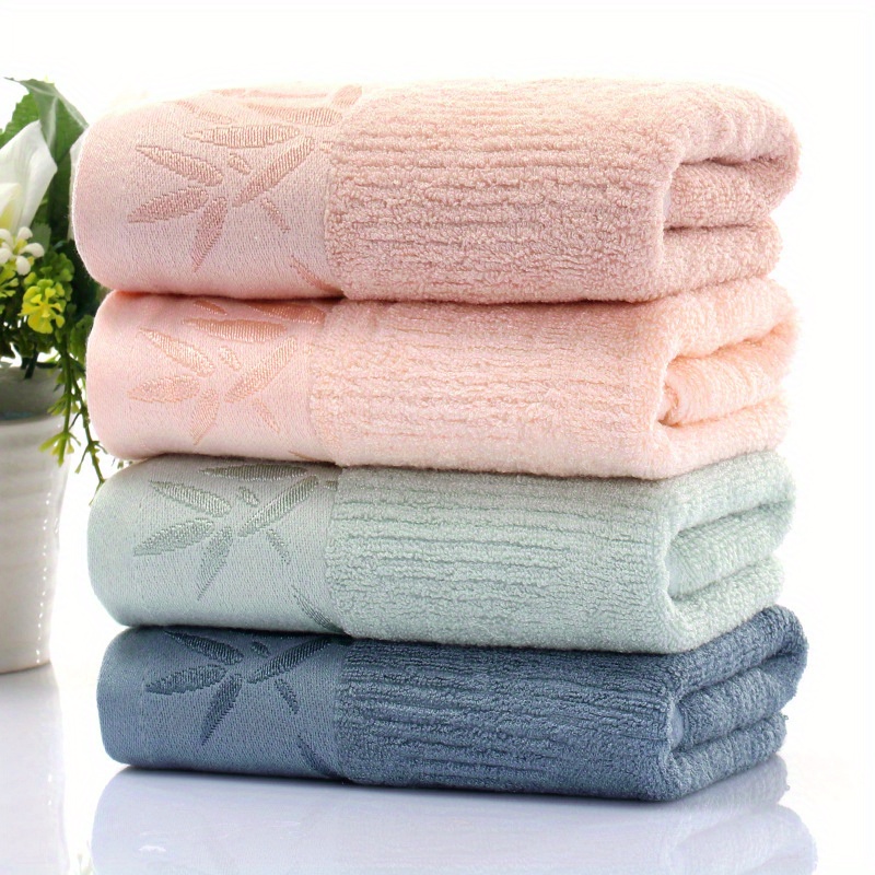 Soft Absorbent Bamboo Bath Towels Perfect For Hiking Camping - Temu