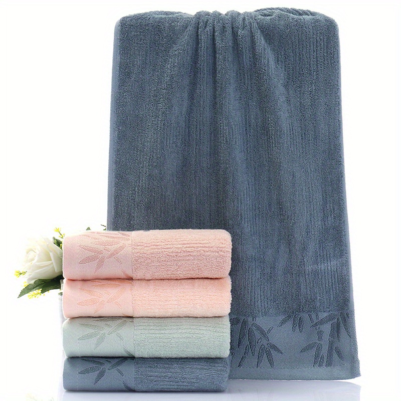 Soft Absorbent Bamboo Bath Towels Perfect For Hiking Camping - Temu