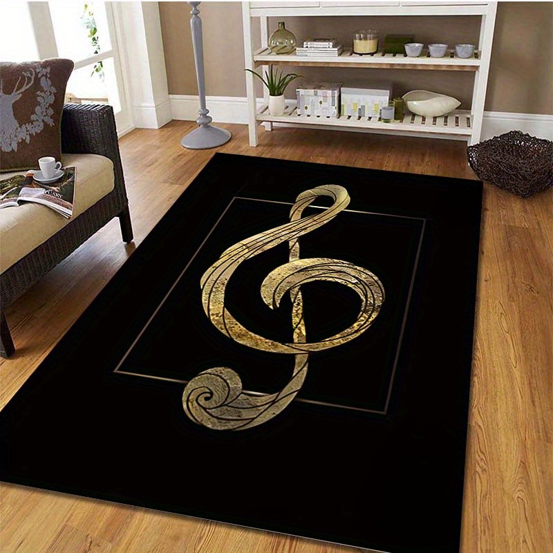 1pc Music Note Carpet, Home Decoration Non-slip Absorbent Floor Mat, Large  Area Rugs For Home Painting DIY Tool Decorative Crafts, Home Decor Room Dec