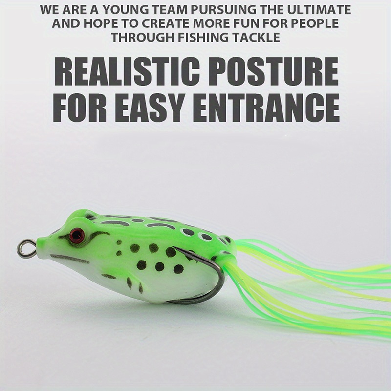 Simulated Frog shaped Bait With Floating Tail Bionic Fishing - Temu