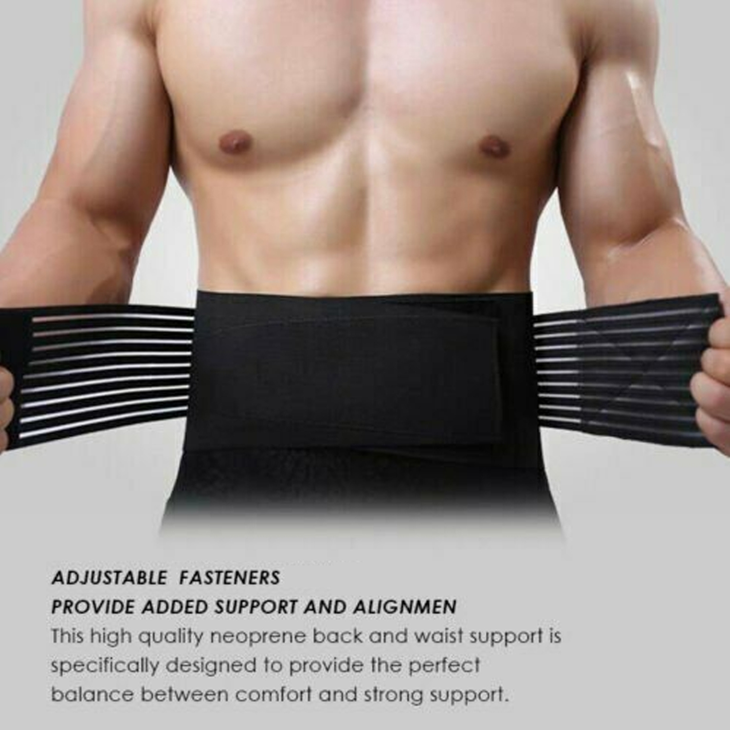 Sports Lower Back Brace Lumbar Support Belt Adjustable Waist