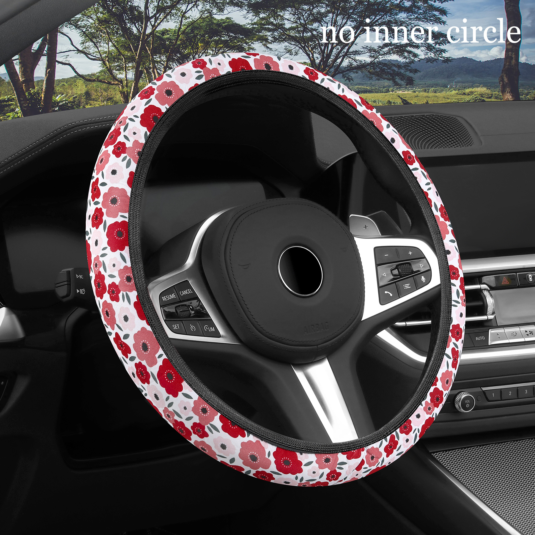 Steering wheel store cover aesthetic