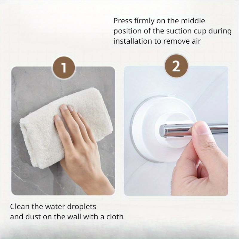Suction Cup Paper Towel Holder, Wall Mount Paper Towel Holder, Vacuum Suction  Cup Paper Towel Holder For Kitchen & Bathroom, Home Kitchen Supplies - Temu