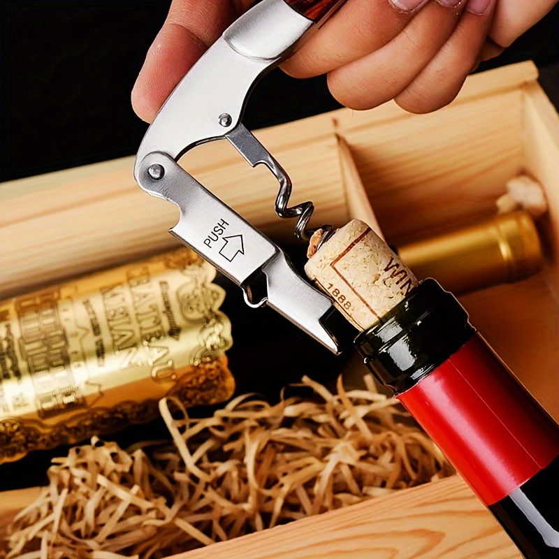 Creative Wooden Bottle Opener For Camping And Outdoor - Temu