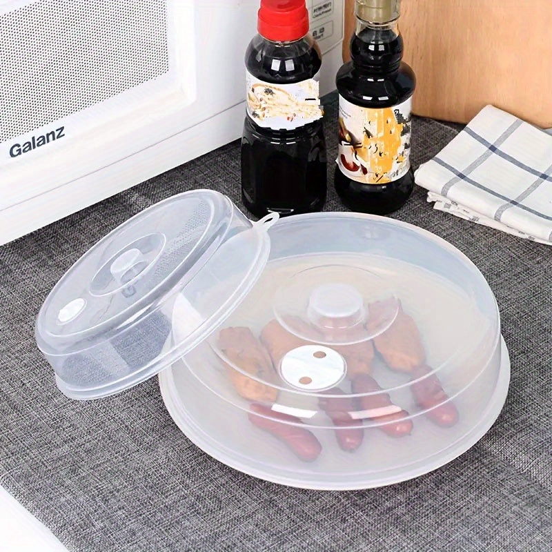 Cubierta De Plástico Para Microondas , Placa De Aceite De Calefacción , Tapa  De Silicona Para Olla De Cocina