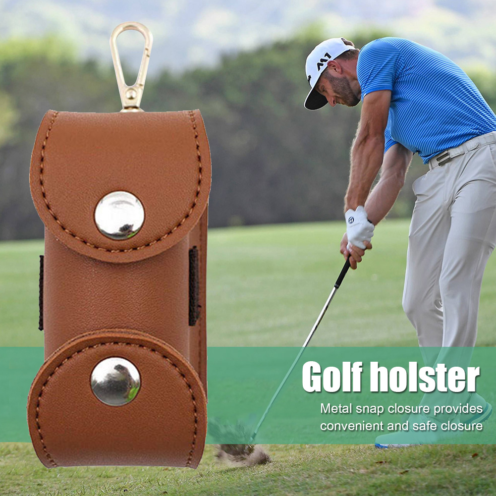 Mini Pocket Leather Golf Ball Storage Pouch Portable Golf - Temu