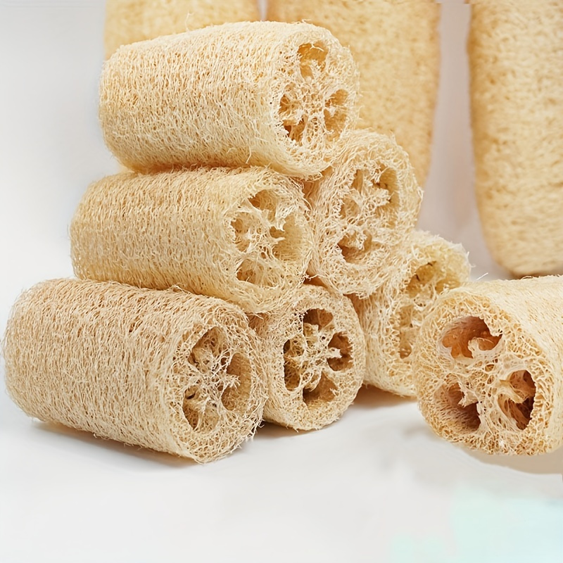 1pc, Loofah Dishwashing Cloth For Household Cleaning Natural Loofah Sponge Natural Loofah Dish Sponge For Dishwashing Pot Vegetable Scrubber For Kitchen