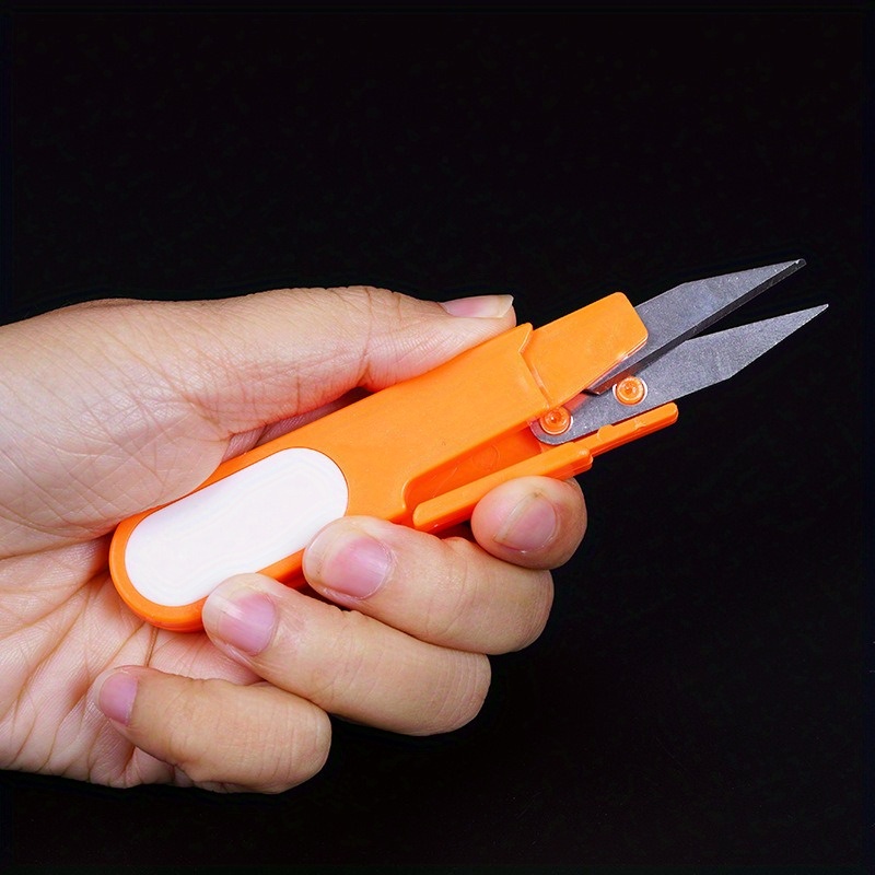 Small U shaped Scissors Fishing Line Scissors Plastic - Temu