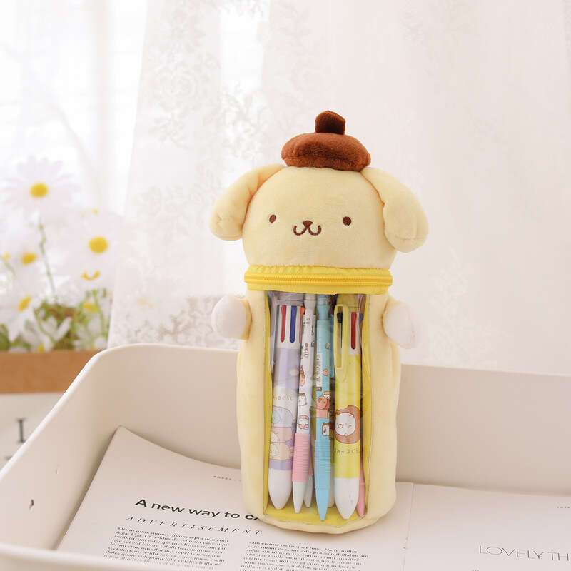 NEW Sanrio Cinnamoroll Clear Pen Pouch Pencil Case Stationery Storage Case