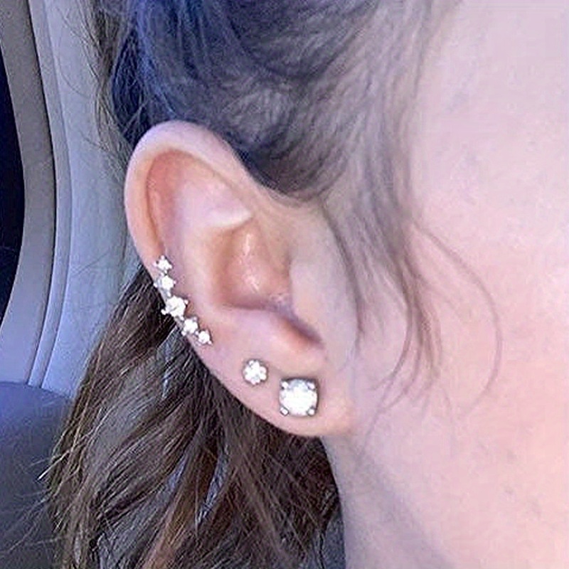 double helix piercing ring