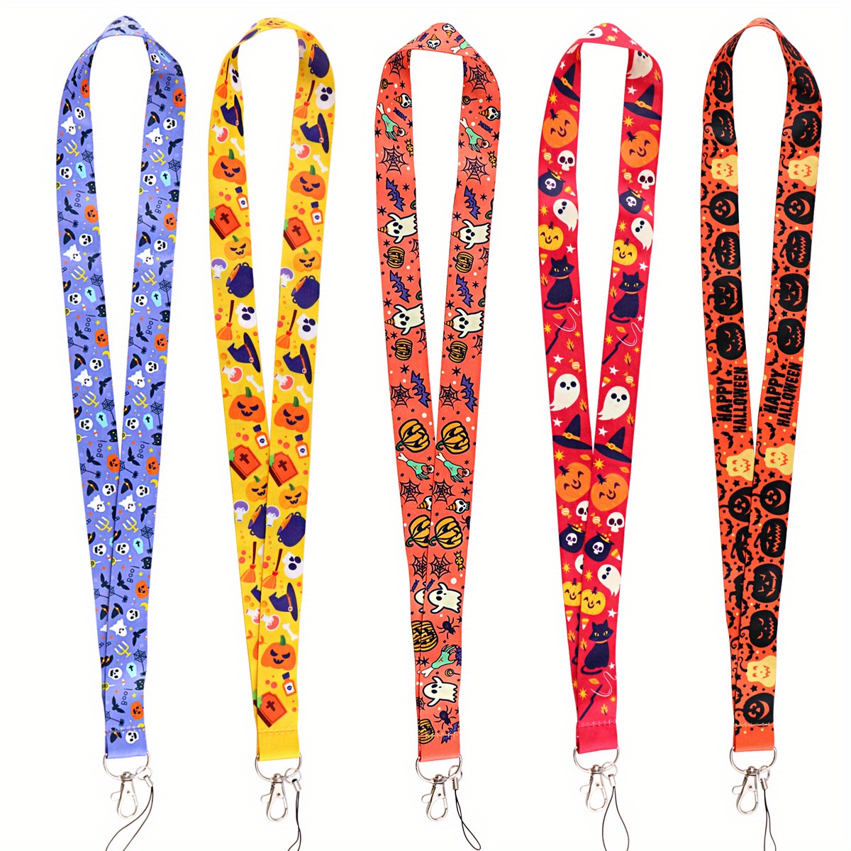 Funny Ghost Halloween Neck Strap Lanyards Keys Keychain - Temu