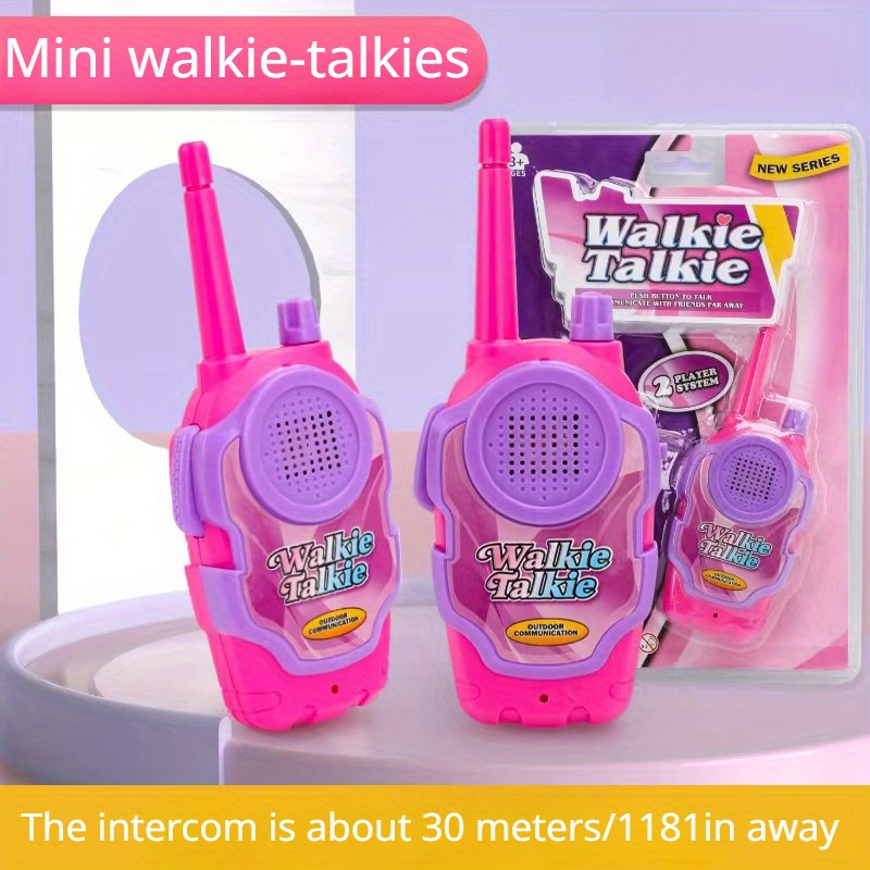 Walkie talkies de largo alcance para adultos y niños, radios  bidireccionales de mano recargables Walkie-talkies con alerta meteorológica  NOAA carga