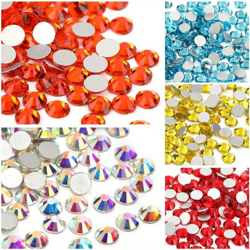 18 unidades de 30 mm grandes multicolor decoración de diamantes