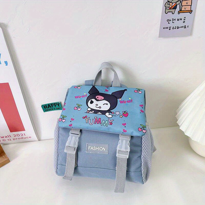 Sanrio Kuromi Canela Lindo Bolso Escolar De Dibujos Animados Mochila Niña  Niño Estudiante casual Titular De La Tarjeta De Viaje