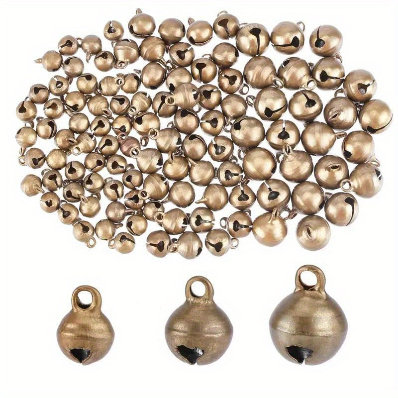 Mini Bells Vintage Bronze Small Bells Alloy Small Bells Diy - Temu