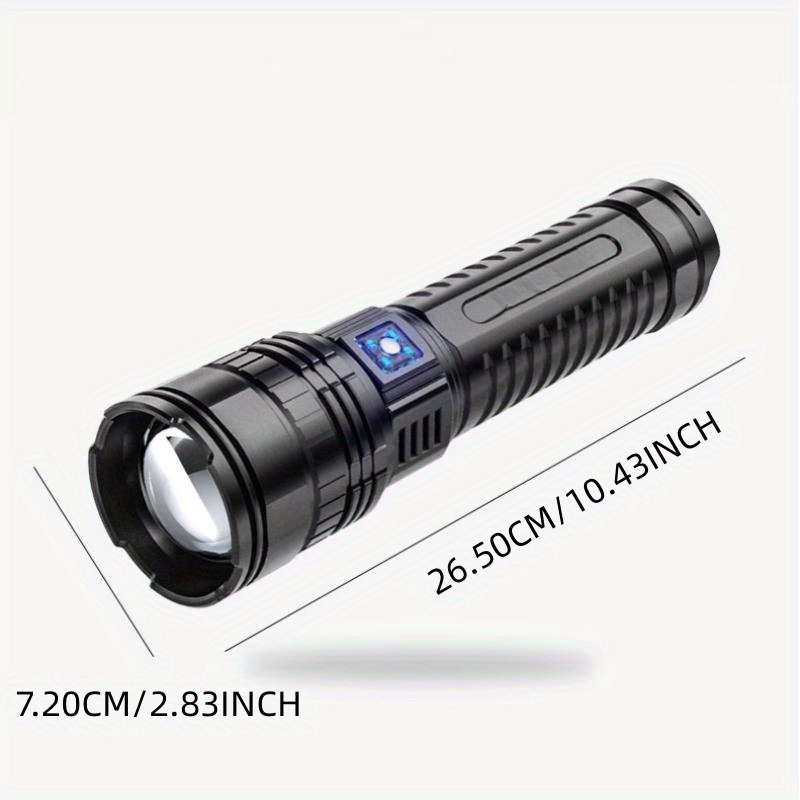 Battery Powered/usb Dual Use Flashlight, Variable Focus Led