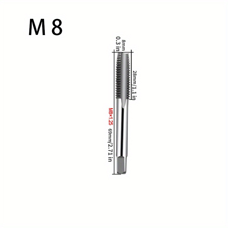 Taraud M3,5, Pas De 0.6mm, Métrique, Hss