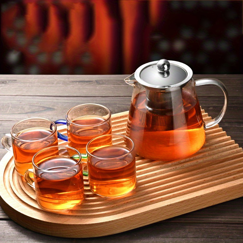 Glass Kettle Tea Infuser, Glass Teapot Set Infuse