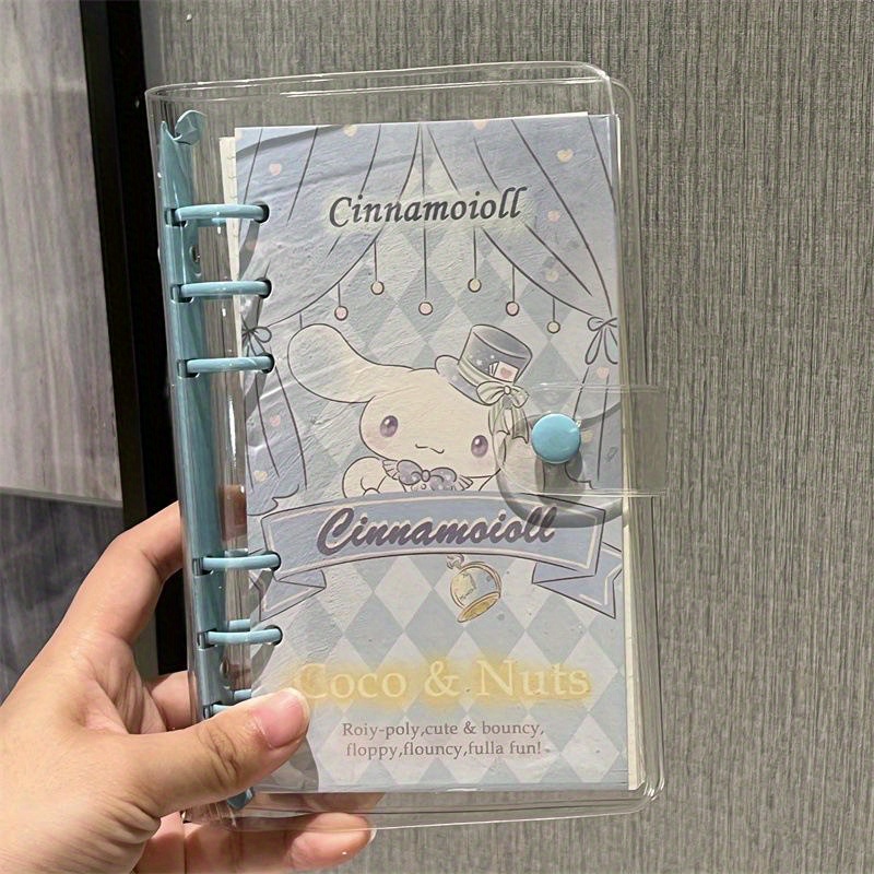 Kuromi Cinnamoroll Notebooks A6 Loose leaf Notebook - Temu