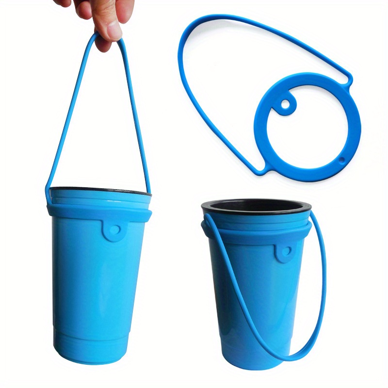 Universal Silicone Water Cup Handle Ring, Portable Durable Beverage Bottle  Holder - For Sports And Outdoor Activities - Temu