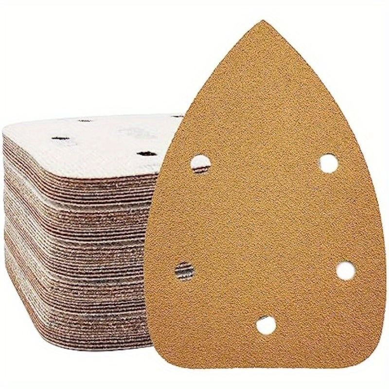 50pcs Sandpapers Set Kit Grit Sander Attachments Replacement Parts Mouse  Sanding Sheets Pads For Black & Decker