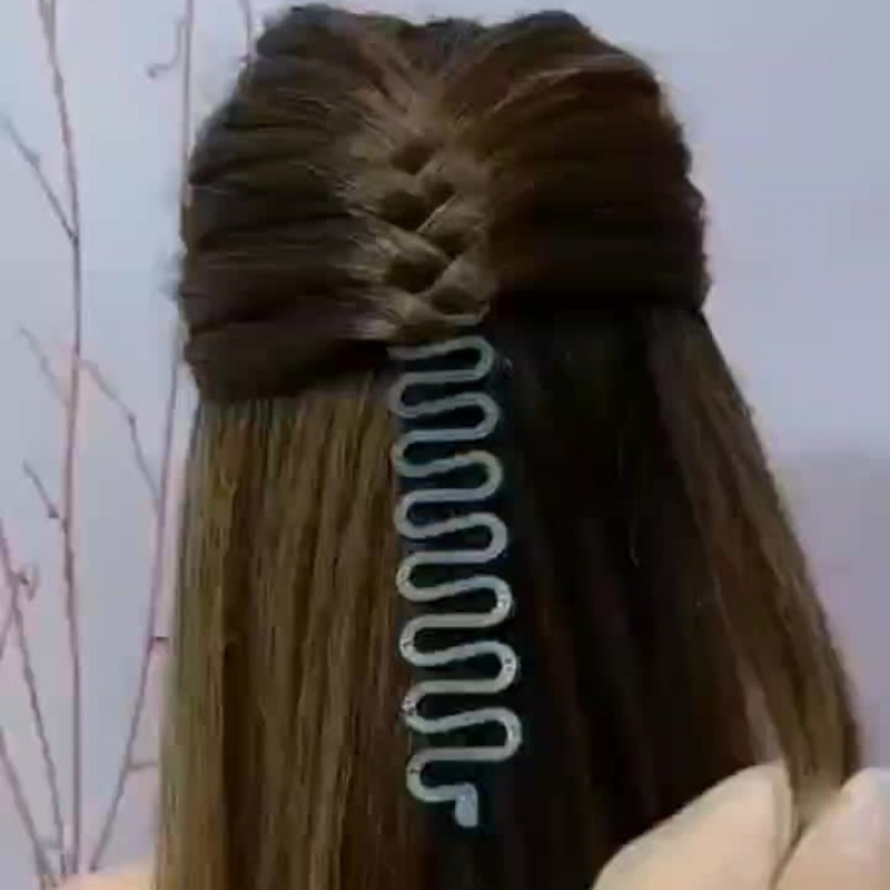 DIY Hair Braiding Hair Roller Magic Twist Curler Styling Braiding Tool Bun  Maker