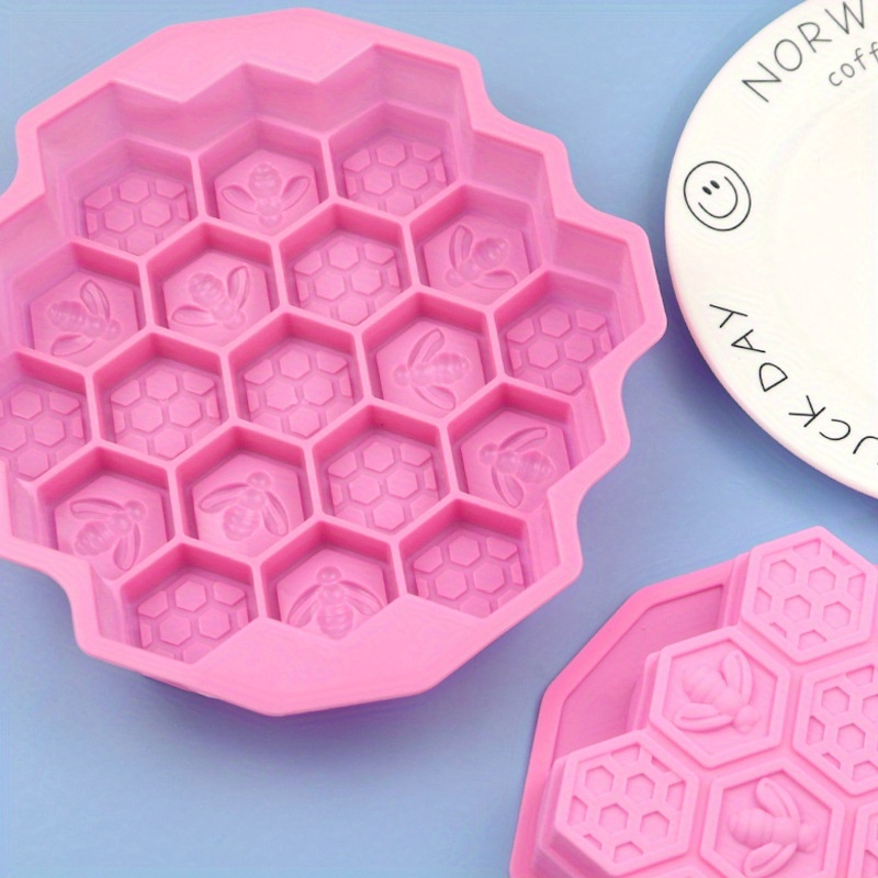 Silicone Bee Honeycomb Cake Chocolate Soap Soap Icing Mold Mold Candle Diy  Mold Beeswax Cake Tools Bakeware Bake