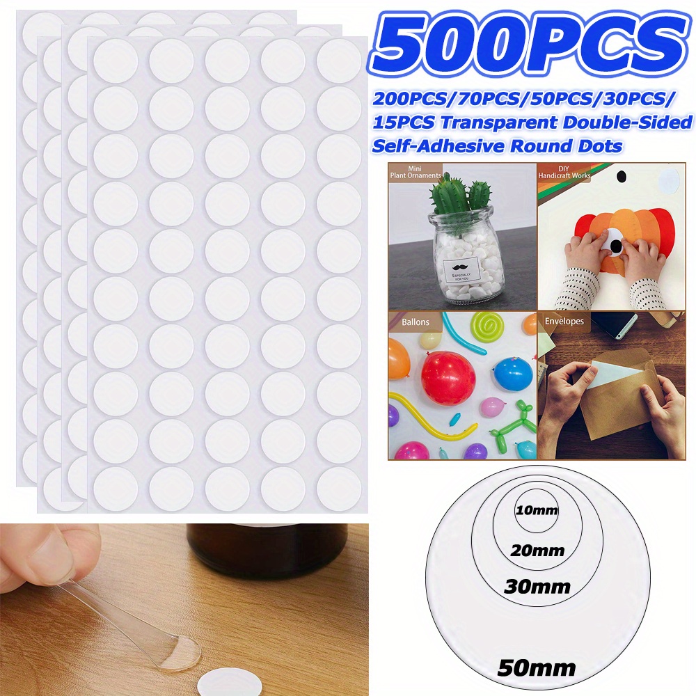 480 Pcs Mounting Putty Adhesive Dots Removable Sticky Tack for