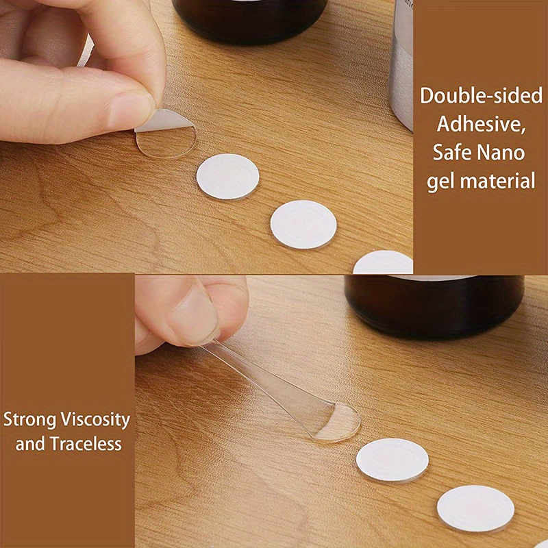 200 Clear Adhesive Dots Removable Two Sided Round Glue for Arts Crafts  Posters 