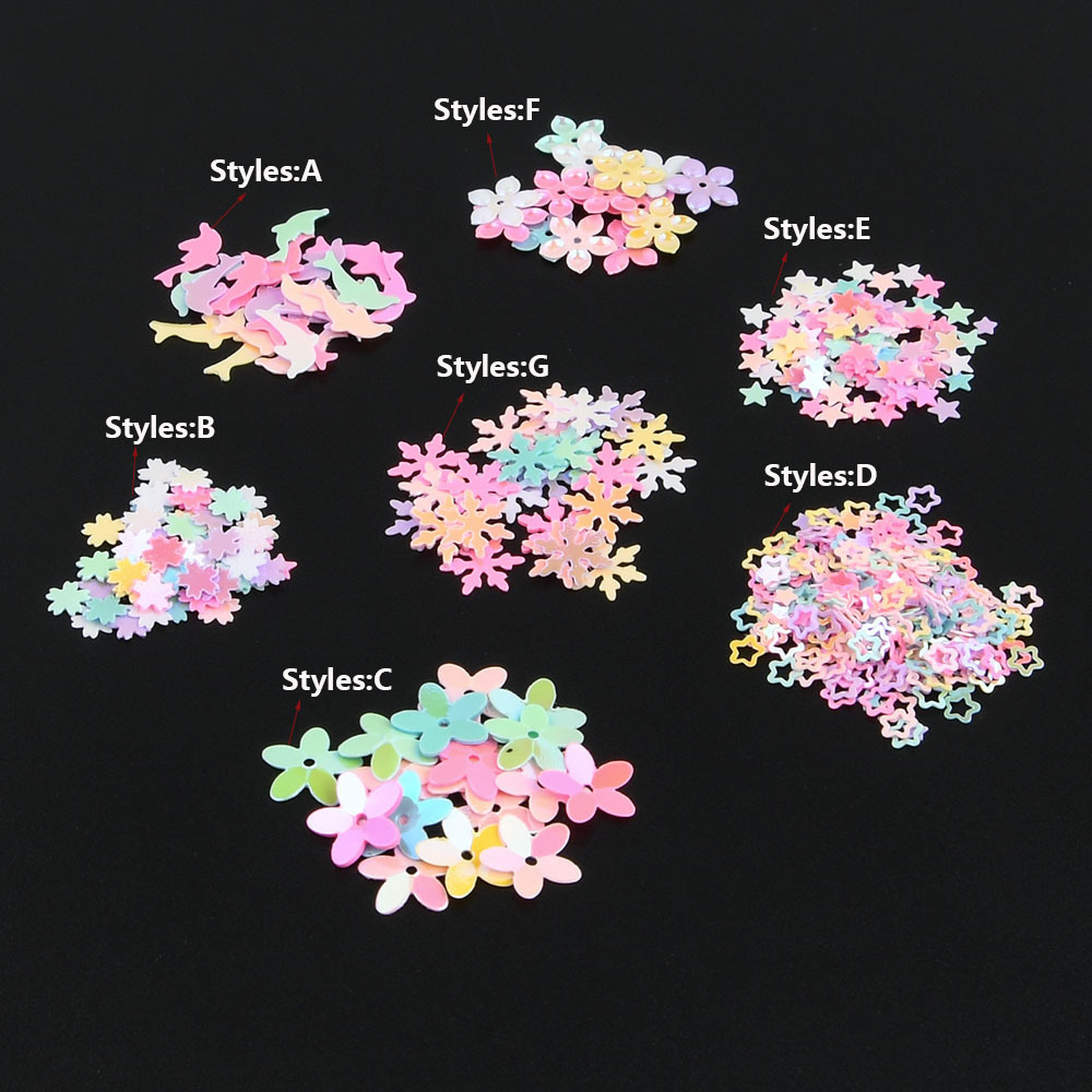 Snowflakes Sequins Garment Accessories Use For Embellishment Styling  Decorations