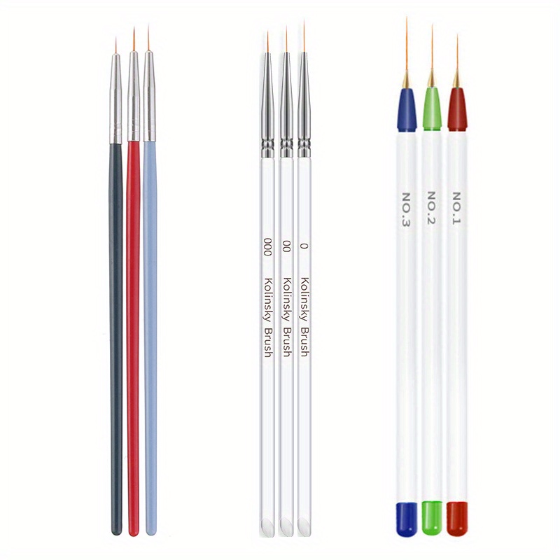 Nail Art Liner Brush Ultra-thin Line Drawing Pen Manicure Tool Tip Paint  Pencil#