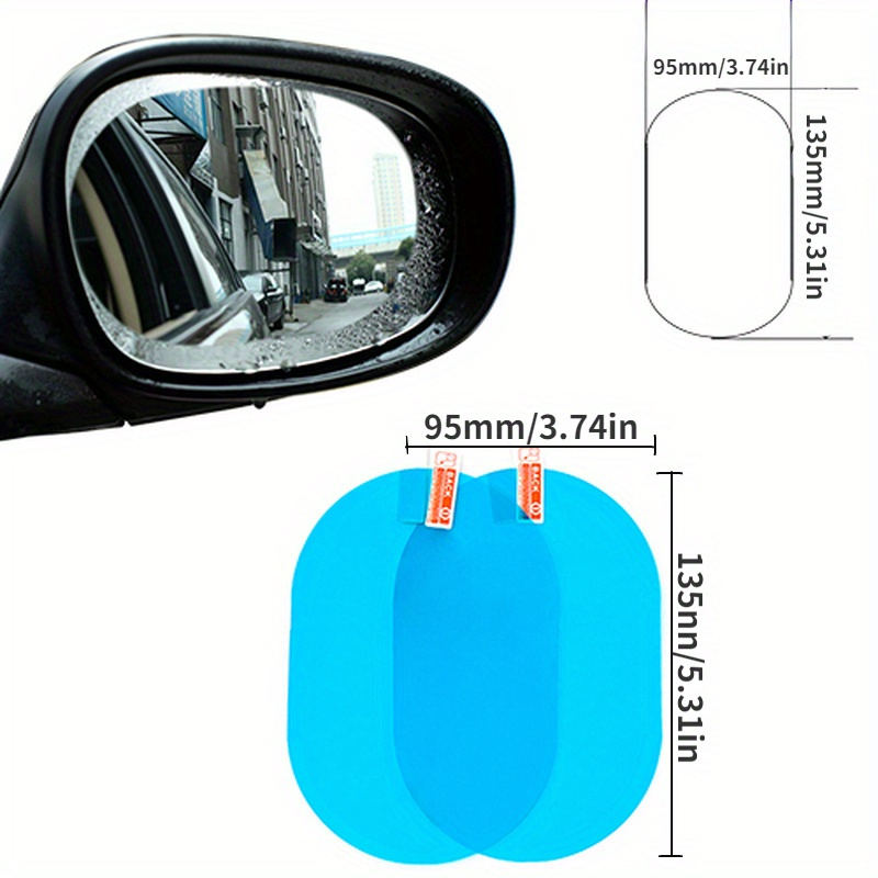 2 Stücke RV Regenfeste Klare Folie Auto Rückspiegel Schutz - Temu Germany