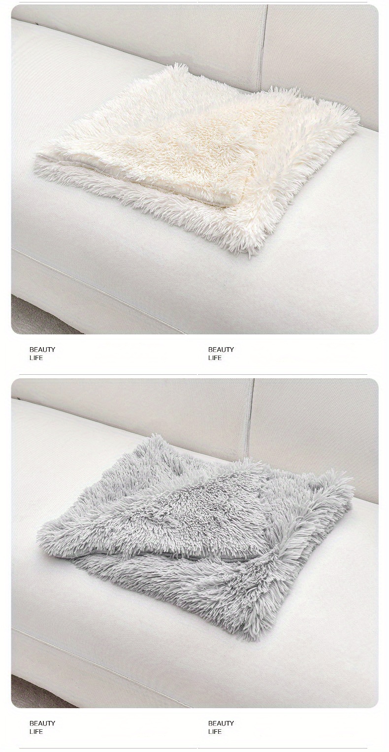 Pet Plush Blanket Cat Winter Warm Throw Blanket Soft Warm Temu