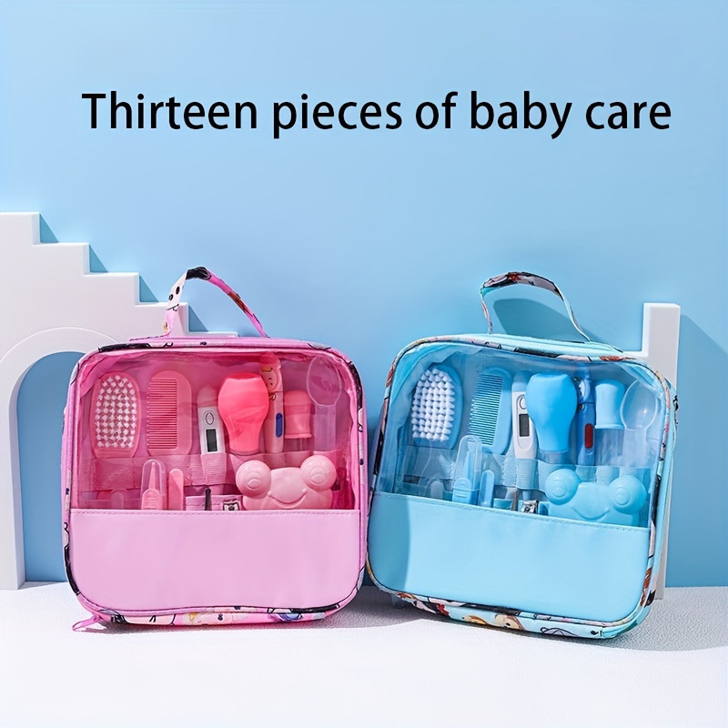 Kit de aseo para bebés 13 piezas Kit de aseo profesional para recién nacidos