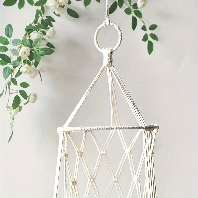 Hanging Cat Swing Bed Woven Rope Cat Hammock Basket Temu