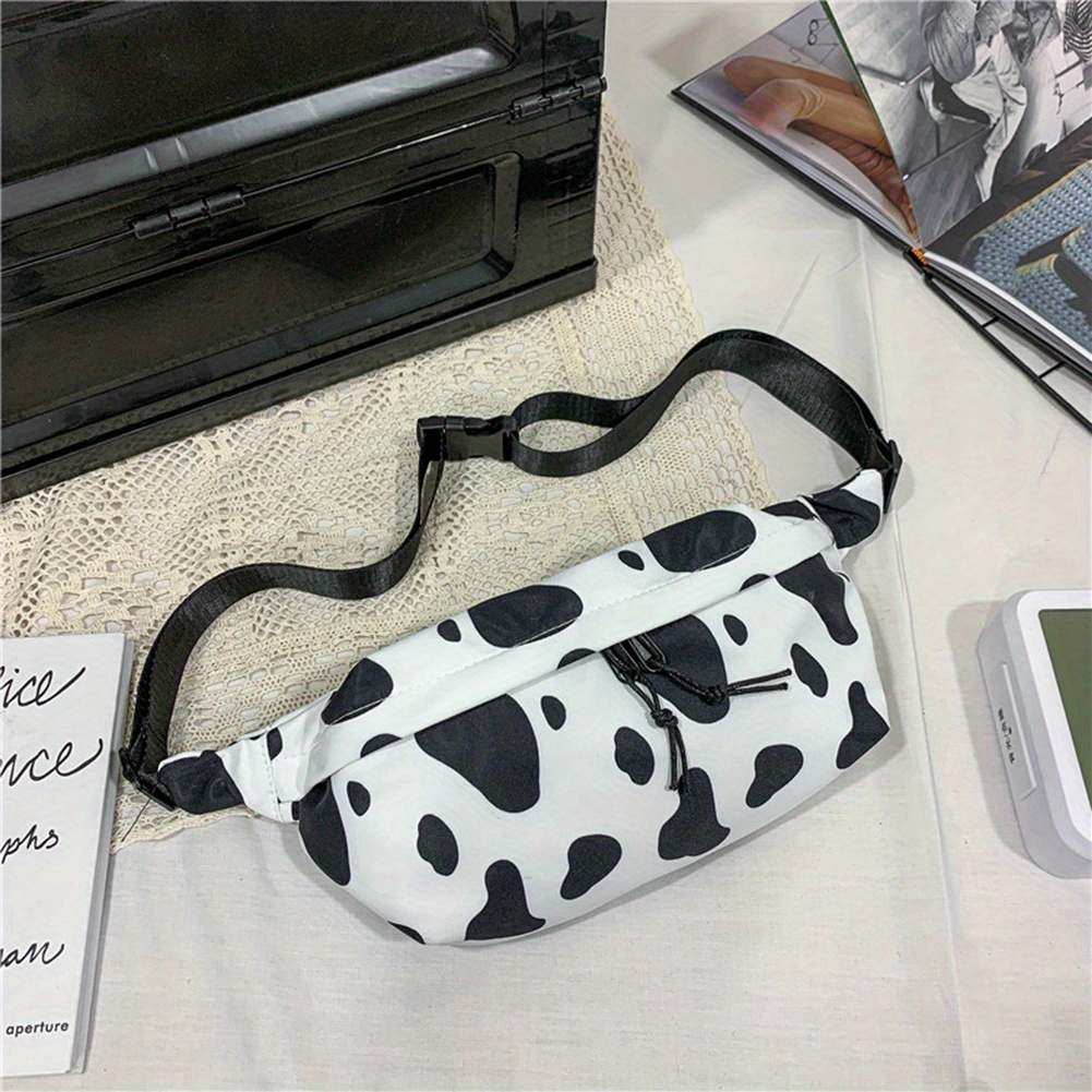 Cow print bum on sale bag