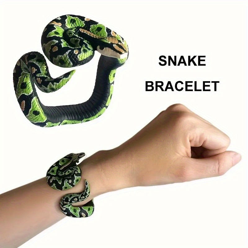 Simulated Snake Toy Soft Rubber Snake Trick And Scary - Temu Australia