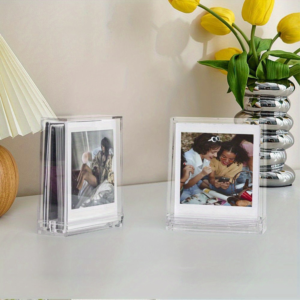 Multifunctional Picture Frame, Clear Acrylic Photo Frame, Simple Postcard  Decorative Poster Frame, Desktop Tabletop Display Frame, Photo Frames For  Wall And Tabletop Display - Temu