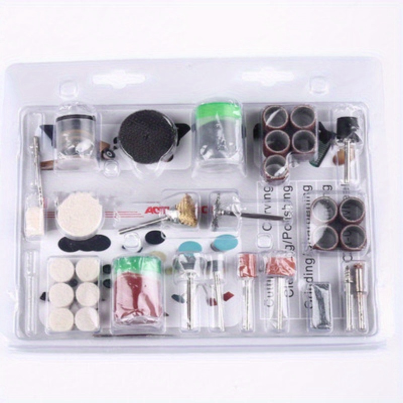 105pcs Mini Electric Drill Accessory Kit for Polishing Carving