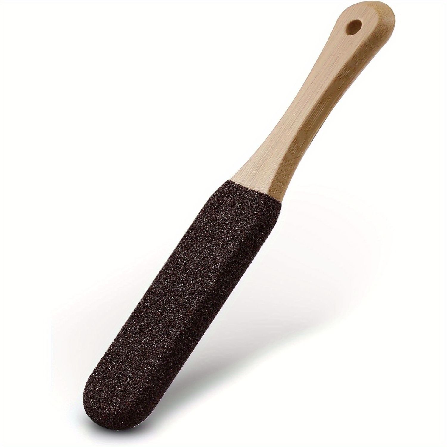 Foot File Scrubber With Wooden Handle Callus Remover Feet - Temu