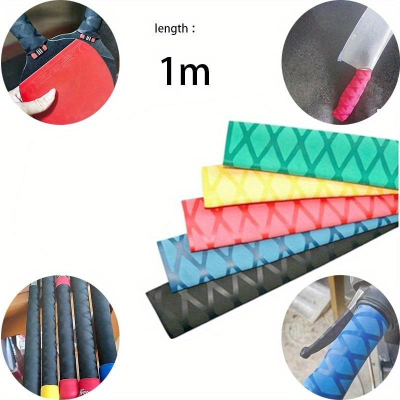 1m Anti-slip Fishing Rod Grip Heat Shrink Sleeve Wrap Tube Protective Cover