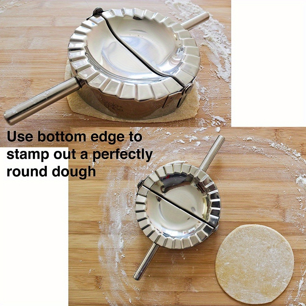 Goxawee Ravioli Cutter Wheel, Ravioli Stamp Maker Cutter With