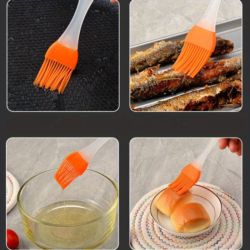 Silicone Bbq Oil Brush High Temperature Resistant Barbecue Brush Seasoning Brush  Butter Brush Cake Baking Cooking Tools - Temu