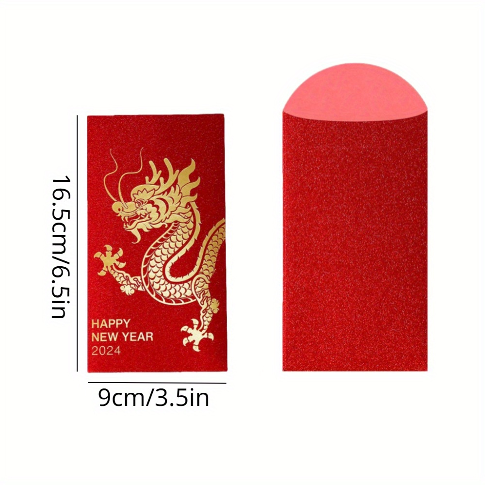 Temu 2024 Year of Gragon Red Envelopes starting at $