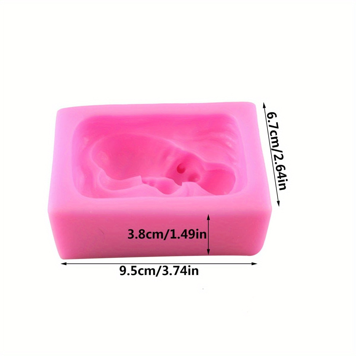  Mujiang 3D Mushroom Fondant Silicone Molds For Cake