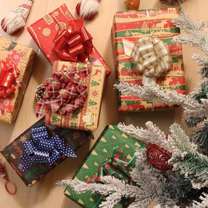 Present Ribbons and Bows, Christmas Gift Hamper Bows and Ribbons