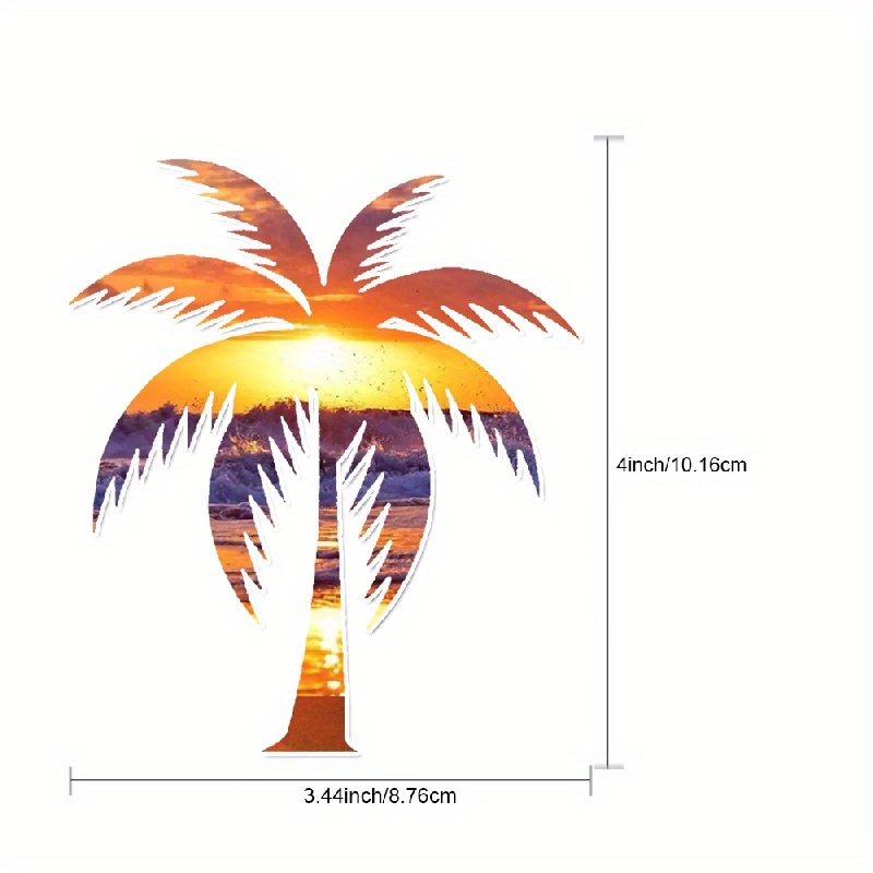 Palm Tree Sticker WATERPROOF 