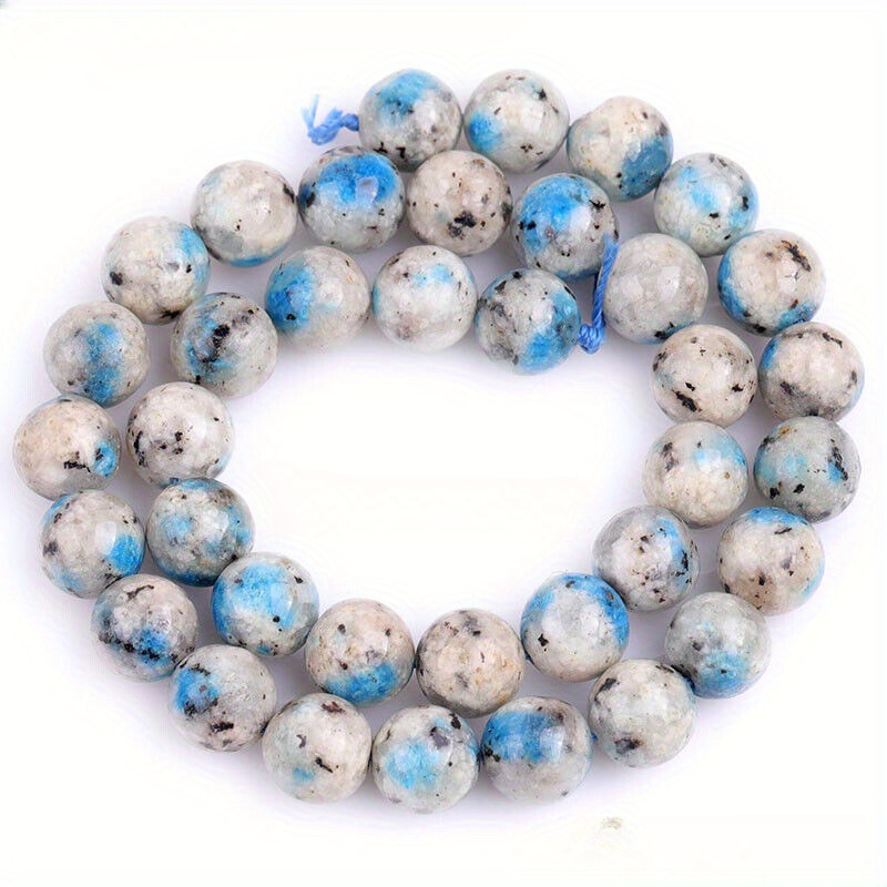 1 Strand Gray Silk Jasper Beads Natural Gemstone Beads Round - Temu