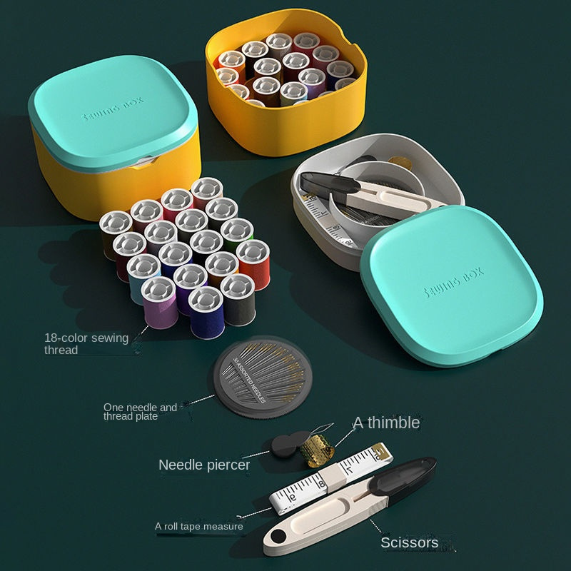 Portable Mix Color Mini Sewing Kit Including Needle Thread - Temu