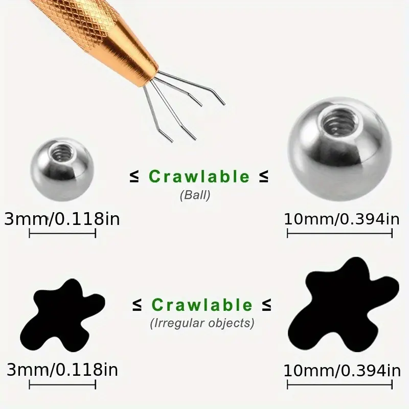 1 Pcs Beaded Ball Bead Grabber Holding Body Piercing Tool Tweezers